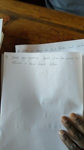 Draw or design an LC filter and write.State two methods that c... | Filo