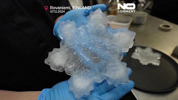 This is what enjoying Christmas dinner at an Arctic Circle restaurant looks like