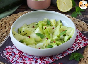 Marinated zucchini recipe: the perfect summer carpaccio
