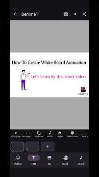 How To Make Free Animation In Mobile Phone📲#animation #edit