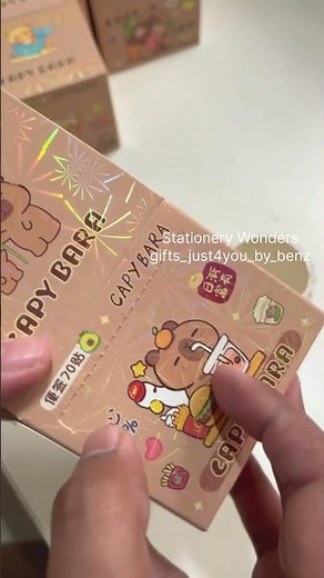 Capybara Sticker Roll for Journaling ✨ | So Cute & Relaxing!