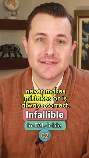 Infallible Pronunciation, Meaning, Synonyms and Example Sentence