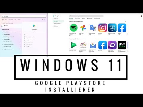 Install the Google Play Store on Windows 11