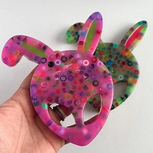 Alien Bunny Pick Pad: Glow in the Dark, Fidget Toy, UFO, Intergalactic Sensory Skin Relief