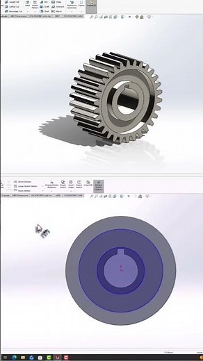 Precision Spur Gear Modeling in SOLIDWORKS