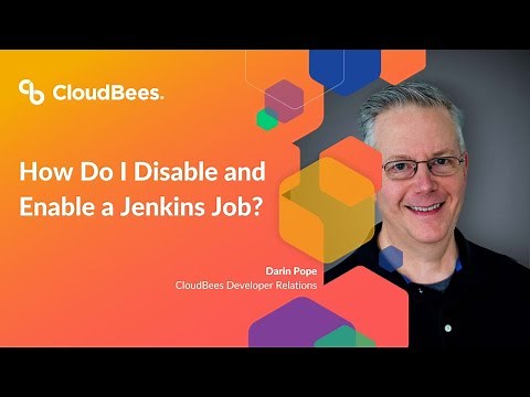 How Do I Disable and Enable a Jenkins Job?