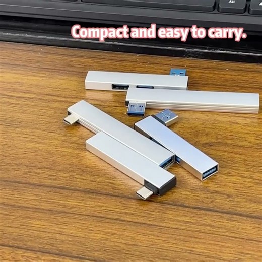 MAGIC BLOCK Compact USB Hub – Fast, Sleek & Smart Connectivity