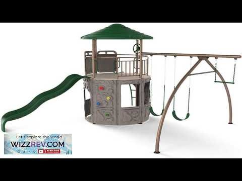 Lifetime Adventure Tower Metal Playset Swing Set