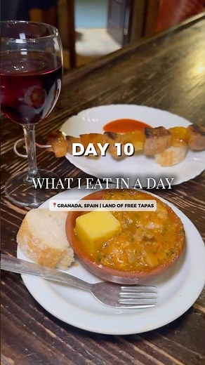 DAY 10 of WHAT I EAT IN A DAY in Granada 🇪🇸 📌
