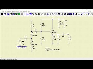 RF Voltage-Controlled Oscillator (VCO) in LTspice