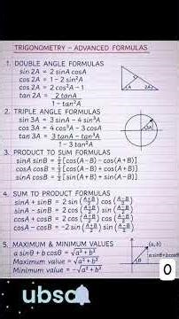 trigonometry angle formula #trending #rrbje #upsc #ssc #shorts #maths #angle #trigonometry #upp #cds