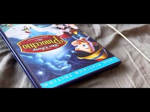 Pinocchio 70th Anniversary 2-Disc Platinum Edition 2009 UK DVD Unboxing