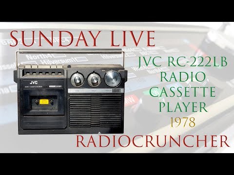 Sunday LIVE : JVC RC-222LB radio cassette player
