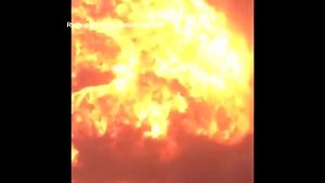 WATCH: Residents record as burning derailed oil train cars explode into massive fireballs. DETAILS: http://abcn.ws/1zJtNev | Good Morning America