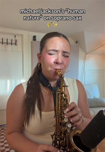 human nature is just so good, especially on sax! 🎷✨ played on the @bettersax soprano🎷 #saxophone #saxophonist #michaeljackson #jazz #music