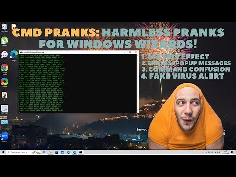 Fun and Harmless CMD Pranks | Entertaining Command Prompt Tricks and Tips