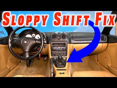 How To Rebuild Mazda Miata Shifter ~ Loose, Worn, Sloppy Shifting