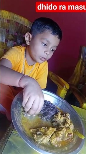 dhido ra masu nepali khana