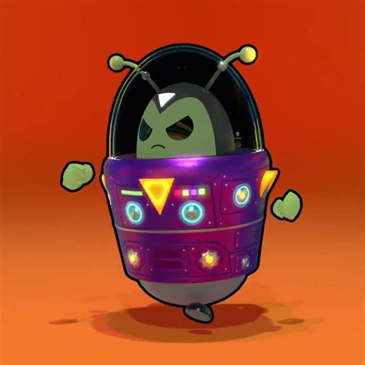 Cartoon Alien Animation Demo