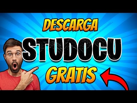 Cómo descargar archivos, documentos y libros de STUDOCU 2024 | Tutorial gratis