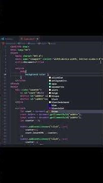 Day2✨ : Create counter with styling Html/css/Javascript