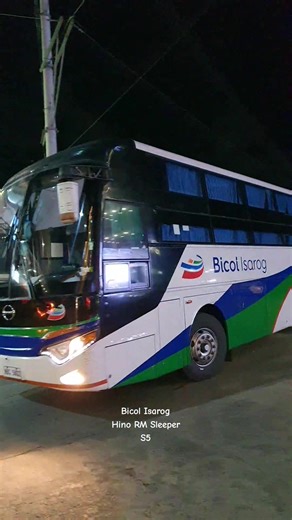 Bicol Isarog Sleeper Bus in the Philippines