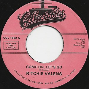 Ritchie Valens - Come On, Let's Go / Framed