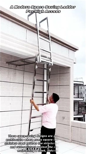 A Modern Space Saving Ladder For High Access