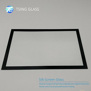 [Hot Item] Tempered Glassdouble or Three Colors /Pattern/Decoration Silk Screen Printed with Polished Edges