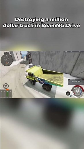 Destroying million dollar truck in BeamNG #beamngdrive