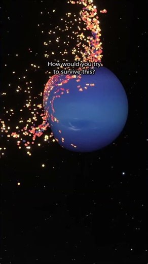 Earth vs. Neptune at 25 km/s 😨🌍 #spacesim