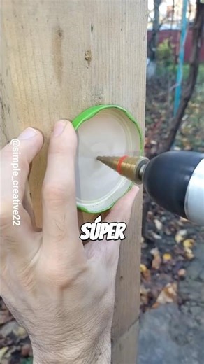 I never thought a lid could do this #diy #lamp #amazing