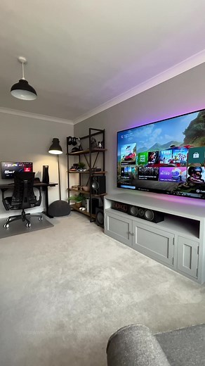 Ultimate Gaming TV and Desk Setup Tour | PS5, Xbox Series X, and More!