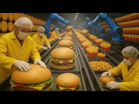 Inside the Hamburger Factory: From Fresh Buns & Grilled Patties to Luxury Gourmet Burgers