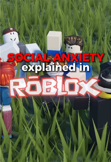 Social Anxiety Explained In Roblox #explained #roblox #socialanxiety