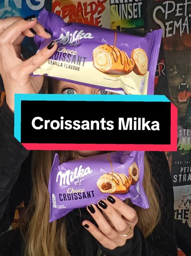Probando los croissants de Milka #milka #croissant #chocolate #dulces #probandoproductos