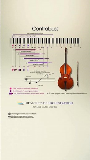Contrabass – Range / Registers / Dynamics