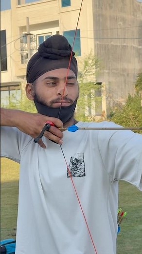 Perfect shot in archery shooting #shots