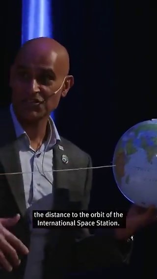 Visualization of the distances in astronomy