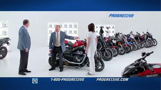 Progressive TV Spot, 'Falling Motorcycles'