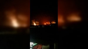 See pictures on the ground in Yemen showing US, UK airstrikes