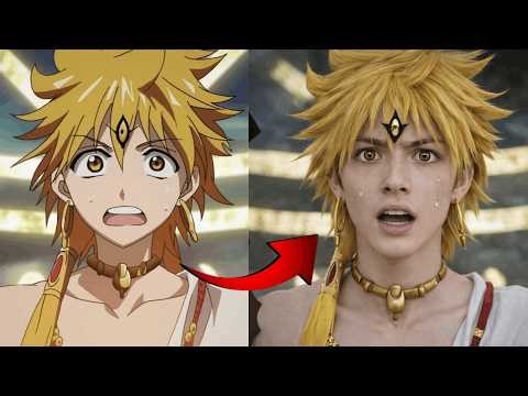 Magi: The Labyrinth of Magic Characters in Real Life｜AI Live-Action マギ