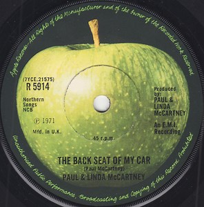 Paul & Linda McCartney - The Back Seat Of My Car