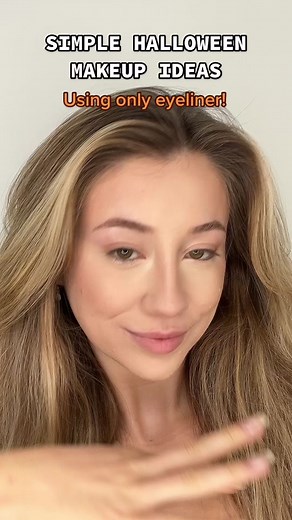 Which is your fav?🖤 #easyhalloweenmakeup #simplehalloweenmakeup #halloweenideas #halloweenmakeuplook #halloween2022 #skullmakeup