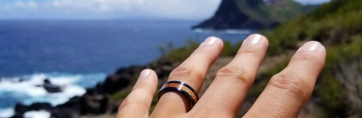 Men's Wood Wedding Bands & Rings - Modern Gents