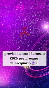 106K views · 1.4K reactions | Previsione con i tarocchi 2026 per il segno dell'Acquario  | Incantesimo del Giorno - di Francesco Pi | Facebook