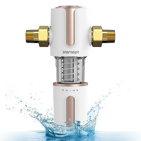 Spin Down Sediment Filter, Automatic Backwash System, Whole House Water Filter for Well Water, Sediment Backwash Filter, 40 Micron Washable -GSL - Walmart.ca