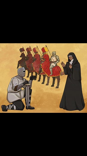 Replying to @Grimmijaggers #commissionsopen #commission #commissionedart #ocart #oc #ocs #knightoc #nunoc #medieval #knight #nun #timelapse #timelapseart