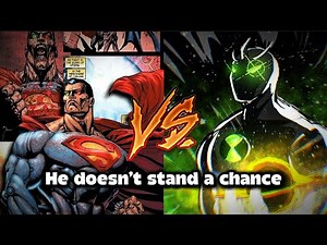 Alien X vs Cosmic Armor Superman