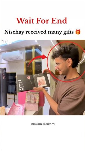 Nischay received many gifts 🎁🎉 #malhanfamily #love #triggeredinsaan #funny #fukrainsaan